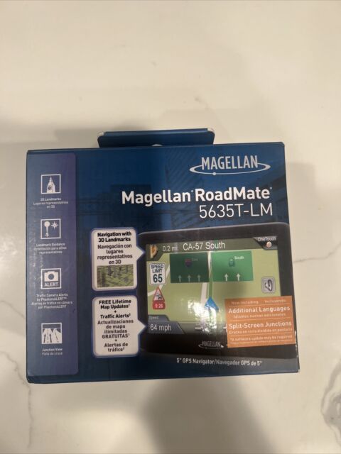 Magellan RoadMate 5220LM 5 GPS Device with Free Lifetime Map