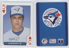 1994 Bicycle Toronto Blue Jays Playing Cards Box Set Ed Sprague #5H