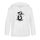 'Umbrella Penguin & Hearts' Dziecięca bluza z kapturem / sweter z kapturem (KO034459)