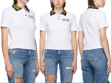 VERSACE COUTURE BAROQUE COTTON PIQUET Polo-Shirt T-shirt Bluse Retro Polohemd S