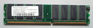 Arbeitssppeicher RAM 512 MByte DDR1 PC3200U30331 400MHz - AENEON AED660UD00-500 - Bild 1 von 1