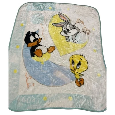 De Colección Baby Looney Toons Lucas Bichos Conejito Piolín Pájaro Peluche Cuna Novatex Manta Foto 1 de 4