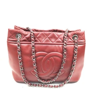 Chanel Tote Bag Bordeaux Caviar Skin 3276607 - Picture 1 of 21