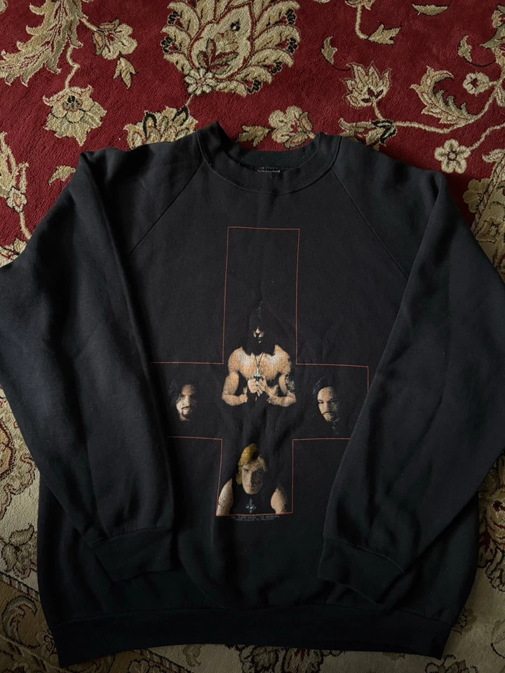 Vintage 1990 Danzig Lucifuge Sweatshirt 1990 Screen Stars XL - image 1 of 4