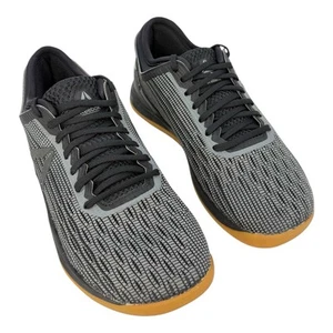 Reebok Women's CROSSFIT Nano 8.0 Flexweave Cross Trainer Black/Alloy/Gum Size 5 - Picture 1 of 8