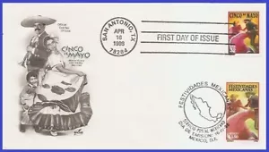 USA5 #3203 U/A ARTCRAFT FDC Combo2 Cinco de Mayo - Picture 1 of 1