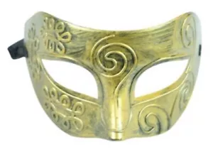 Men Roman Gladiator Masquerade Costume Eye Mask Cosplay Costume Simplicity - Picture 1 of 1