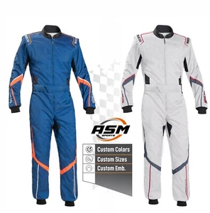 Adult Go-Kart Race Suits Kart Racing Suit FREE Custom Name & Flag Print All Size - Picture 1 of 9
