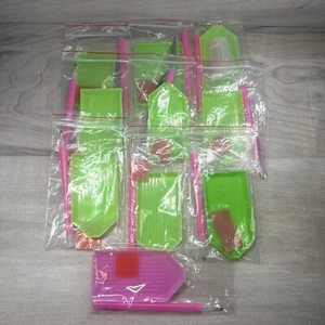 Diamond Painting Accessory Lot of 10: All Include Pen, Wax & Tray, 5 w/ Tweasers - Picture 1 of 5