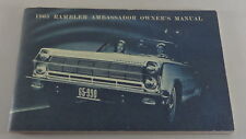 Betriebsanleitung / Owner's Manual AMC Rambler Ambassador von 1965