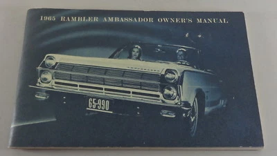 Manuale Dell'Utente AMC RAMBLER AMBASSADOR Del 1965 - Immagine 1 di 2