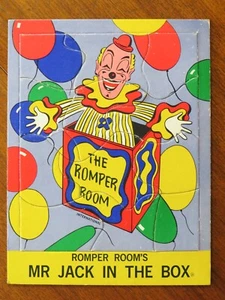 Romper Room's Mr Jack in the Box frame tray jigsaw puzzle, c. 1950s/1960s - Picture 1 of 2