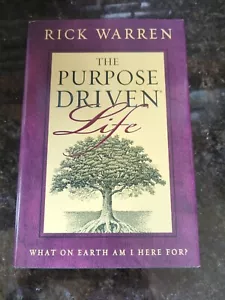 The Purpose Driven Life by Rick Warren (2002) rare 1st edition - Imagen 1 de 4