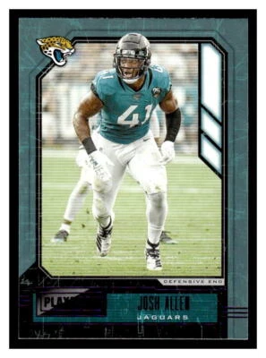 2020 Panini Playbook Purple #18 Josh Allen - Jacksonville Jaguars - Image 1 of 2