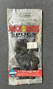 *1995 Edge Judge Dredd Spugs Bottle Caps Sealed Pack !!! - Picture 1 of 2