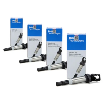 4x DELPHI GN10571-12B1 Zündspule für BMW & MINI 4 Zylinder BENZINER 12138616153 - Bild 1 von 2