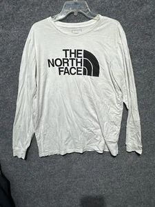 The North Face Men's White Graphic Back Long Sleeve T-Shirt - L - Picture 1 of 7