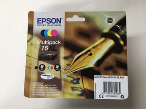 Epson Multipack 16XL originale nero 12,9 ml giallo ciano magenta 6,5 ml (2022) confezione originale - Foto 1 di 1