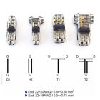 T Type Scotch Lock Quick Wire Connectors Compact Crimp Terminal Block LED Strip
