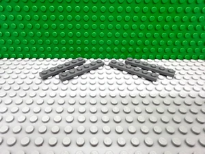 Lego 4 Dark Bluish Gray 1x6 base plate NEW - Picture 1 of 1