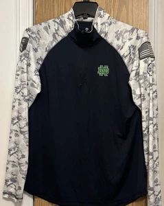 Notre Dame OHT 1/4 Zip Long Sleeve Women’s Shirt Size XXL - Picture 1 of 7