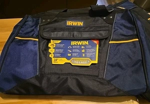 Irwin 18" Polyester Zippered Tool Bag #1996703 New W/Tags Free Shipping - Picture 1 of 13