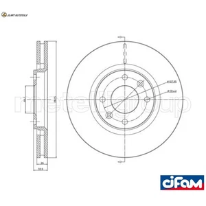2x BREMSSCHEIBE 800-566C FÜR PEUGEOT PARTNER/FURGON/Box/Body/MPV/Van/TEPEE  DS - Bild 1 von 10