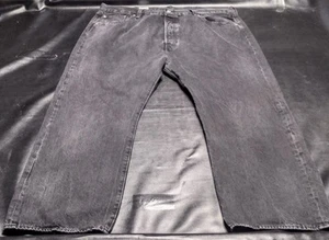 New Levi's 501 Men's 46x30 Original Button Fly Regular Straight Leg Fit Black - Picture 1 of 7