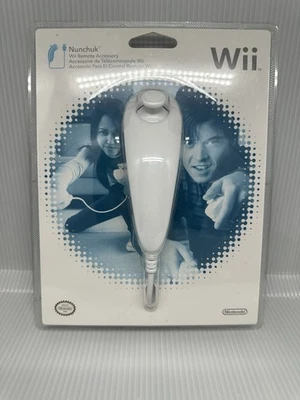 Nintendo Wii Nunchuk Oficial Nintendo OEM Nuevo Genuino Sellado Foto 1 de 4