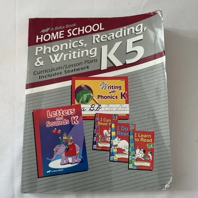 A beka Home school K5 Phonics Reading Writing Curriculum Lesson Plans Abeka - Image 1 of 4