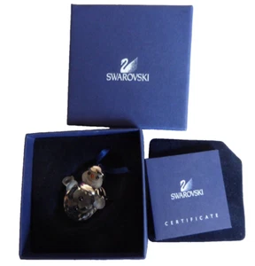 Neu nicht mehr im Handel erhältlich 2007 Swarovski Silber Kristall Weihnachten rhodiniert Schneemann - Bild 1 von 7