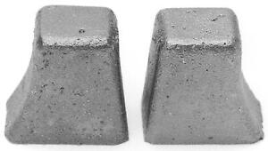 Edelbrock 2733 Crossover Plugs Exhaust Cast Iron Natural Oldsmobile V8 Pair