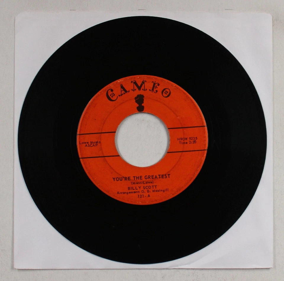Billy Scott You're The Greatest US 7inch Vinyl Single 1957 Vocal Pop - Bild 1 von 1