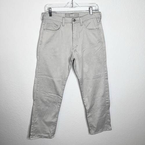 Versace Jeans Pantalone Couture Uomo 34 35 Grigio Distrutto Candeggina Splatter CL