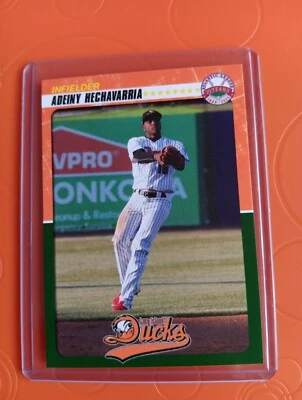 Adeiny Hechavarria Baseball Card Long Island Ducks 2023 Atlantic League Rare  - Image 1 of 2