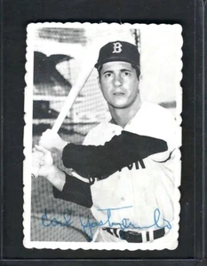 1969 Topps Deckle Edge # 4 Carl Yastrzemski HOF Boston Red Sox B Vintage - Bild 1 von 2