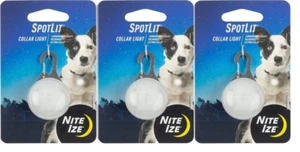 Nite Ize SpotLit LED Collar Light - White (3-Pack) - Picture 1 of 6