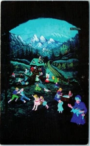 Tennessee Postcard Old Woman who Lived in a Shoe Fairyland Caverns Rock City TN - Bild 1 von 2