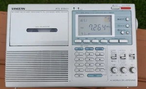 Excellent Vintage SANGEAN ATS818ACS SW SSB,FM STEREO cassette recorder All good - Zdjęcie 1 z 15