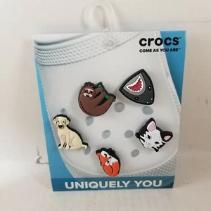 Crocs Jibbitz Trendy 5er Pack (5) "Animal Lover" Croc Shoe Charms.. Neu  - Bild 1 von 11