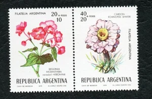 1976 - Argentina - Argentines - Flowers - Fleurs - Set 2v.MNH** - Picture 1 of 1