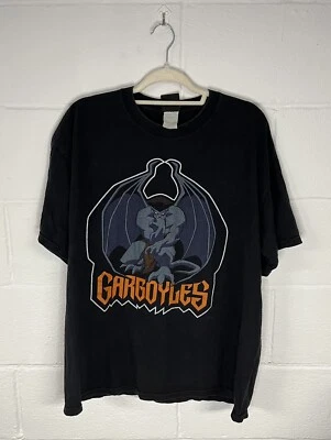 Vintage 90s Disney Gargoyles "Stone By Day, Warriors By Night" T Shirt by Giant - Image 1 of 3