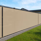 4Ft Privacy Fence Screen Windscreen Fencing Mesh Shade Cover Garden-Sand