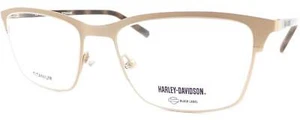 Harley Davidson Titanium Reading Glasses +0.25 to +3.50 Gold/ Brown HD1017 032 - Picture 1 of 4