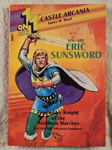 Castello Arcania 1 su 1 libro~You Are Eric Sunsword~TSR 4/1985 1°, stampa PB #8461 - Foto 1 di 7