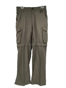 Boy Scouts Pants Shorts Adult Small Switchback Convertible Zip Off Army Green - Picture 1 of 17