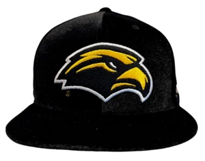 Southern Miss Golden Eagles SOFT VELVET Flat Bill NCAA Snapback Baseball Hat - Picture 1 of 4