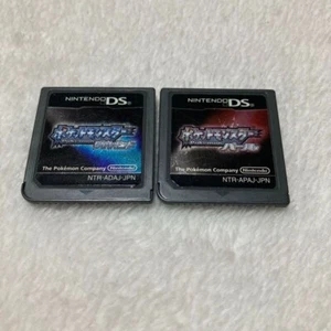 DS game Pokemon Diamond and Pearl set Nintendo Japan Japanese Cartridge only - Picture 1 of 6