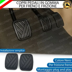COPRIPEDALI COPRI PEDALI IN GOMMA FRENO FRIZIONE SUZUKI SPLASH CAMBIO MANUALE - Foto 1 di 7