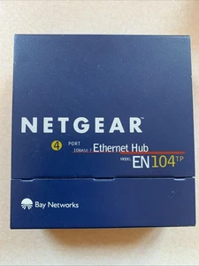 Netgear EN104TP 4-Port 10Base-T Ethernet Hub - No Power Supply - Picture 1 of 4